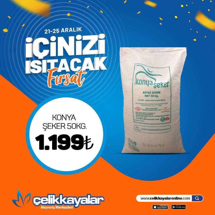 Konya'nın ünlü zincir marketi Çelikkayalar, büyük indirim günlerini başlattı 14