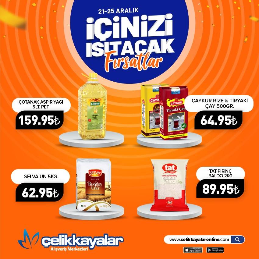 Konya'nın ünlü zincir marketi Çelikkayalar, büyük indirim günlerini başlattı 15