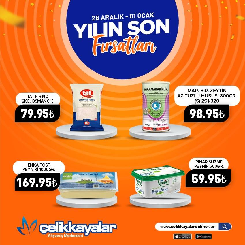 Konya'nın zincir marketinde yılın son indirimleri başladı 16