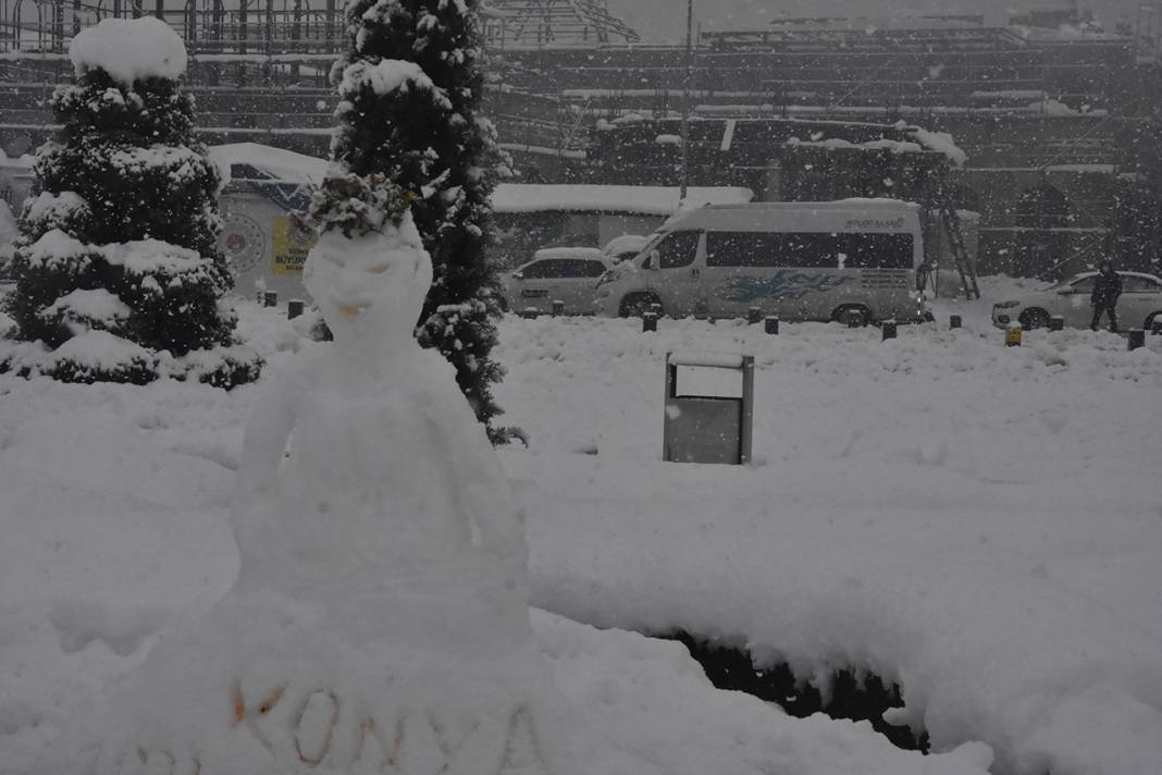 Konya'ya 2 gün yoğun kar yağacak 2