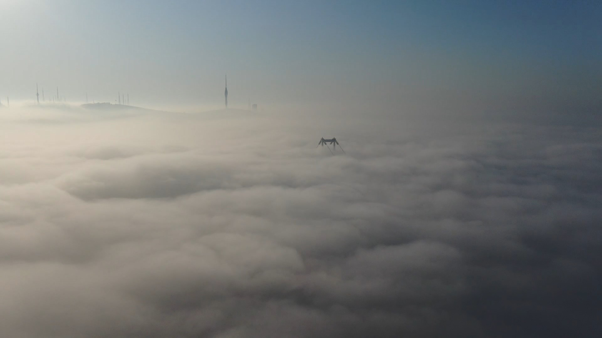 Boğaz'da büyüleyen sis manzarası 7