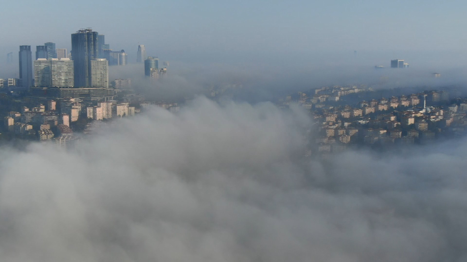 Boğaz'da büyüleyen sis manzarası 9