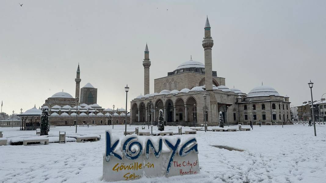 Meteoroloji, Konya’da kar yağışı için yeni tarih verdi 1