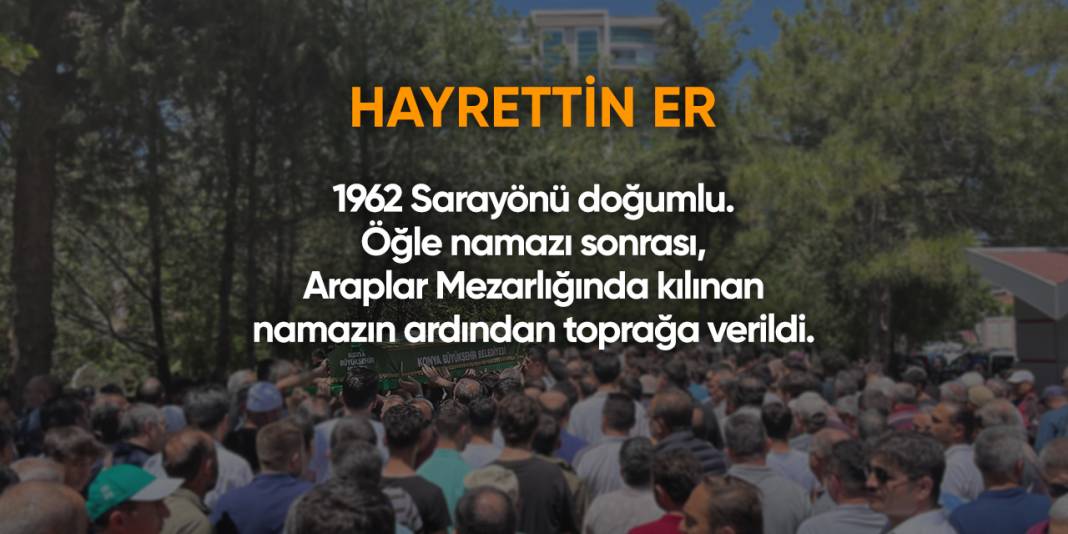 Bugün Konya’da vefat edenler (22 Şubat 2024) 3