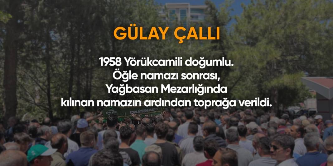 Bugün Konya’da vefat edenler (24 Şubat 2024) 5