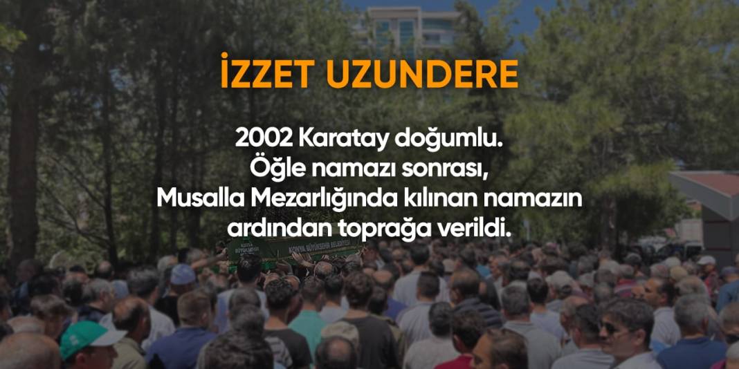 Bugün Konya’da vefat edenler (26 Şubat 2024) 10