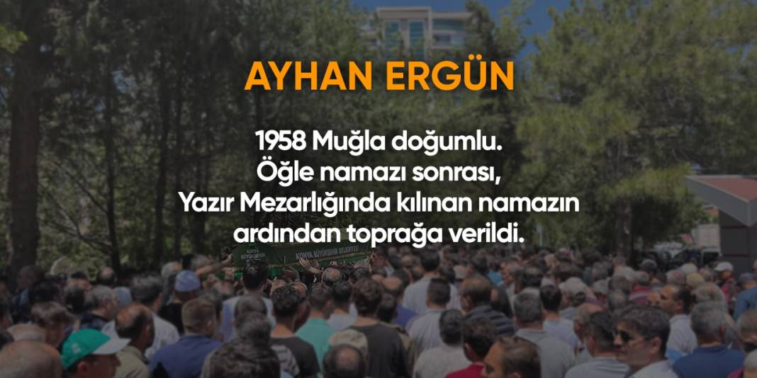 Bugün Konya’da vefat edenler (29 Şubat 2024) 12