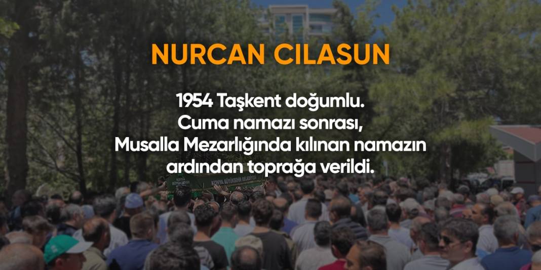 Bugün Konya’da vefat edenler (1 Mart 2024) 10