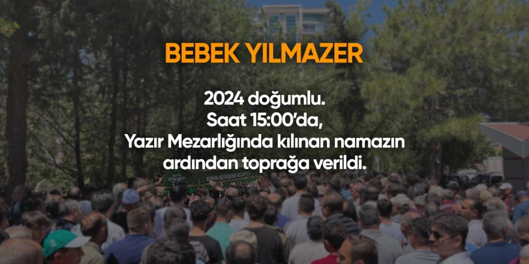 Bugün Konya’da vefat edenler (8 Mart 2024) 12