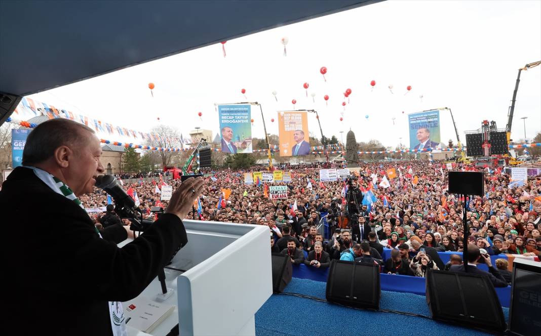 Cumhurbaşkanı Erdoğan Konya'da! İşte dev mitingden kareler 17