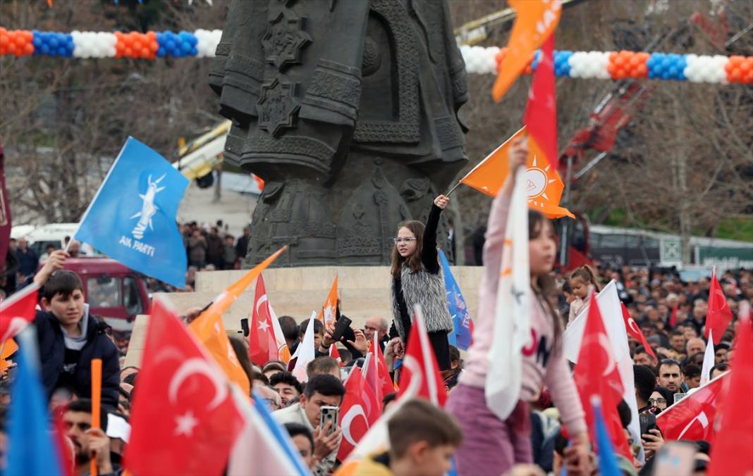 Cumhurbaşkanı Erdoğan Konya'da! İşte dev mitingden kareler 19