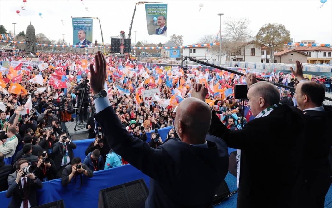 Cumhurbaşkanı Erdoğan Konya'da! İşte dev mitingden kareler 24