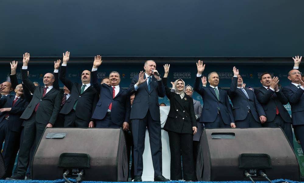 Cumhurbaşkanı Erdoğan Konya'da! İşte dev mitingden kareler 34