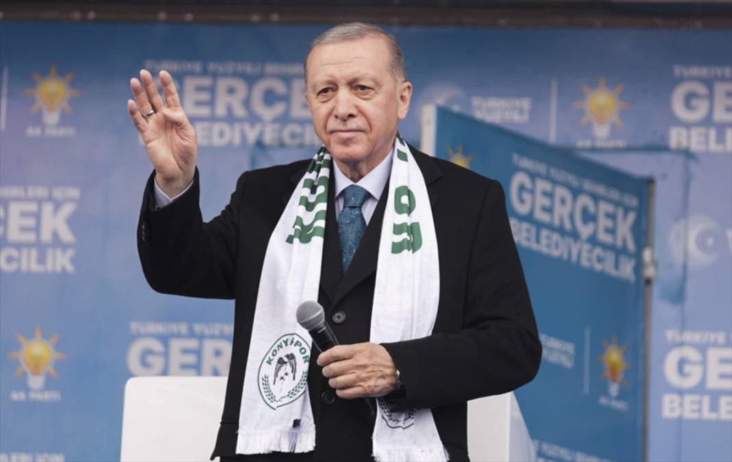 Cumhurbaşkanı Erdoğan Konya'da! İşte dev mitingden kareler 5