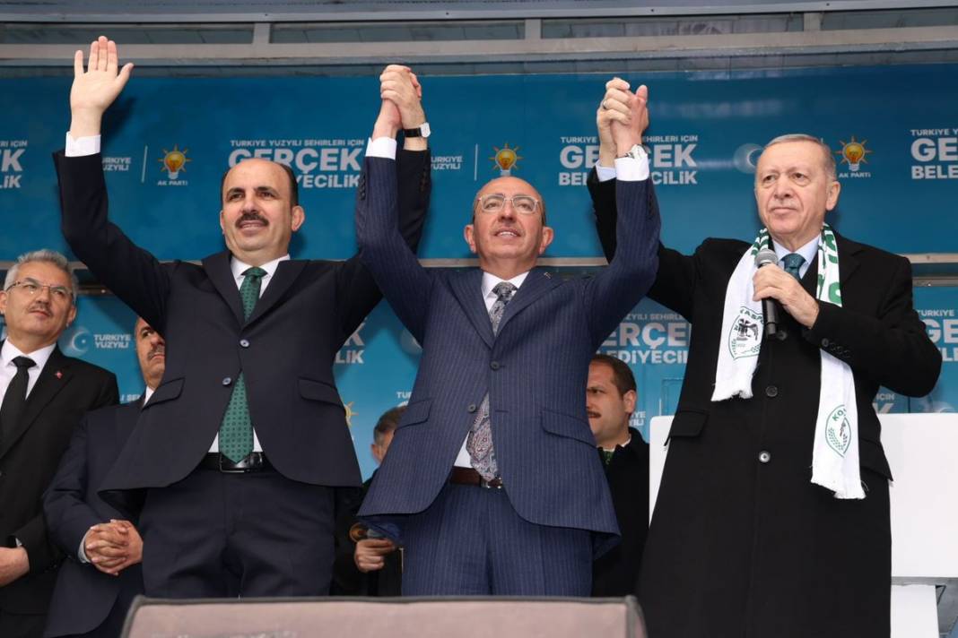 Cumhurbaşkanı Erdoğan Konya'da! İşte dev mitingden kareler 50