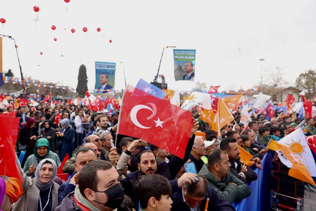 Cumhurbaşkanı Erdoğan Konya'da! İşte dev mitingden kareler 6