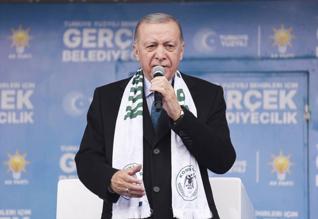 Cumhurbaşkanı Erdoğan Konya'da! İşte dev mitingden kareler 7