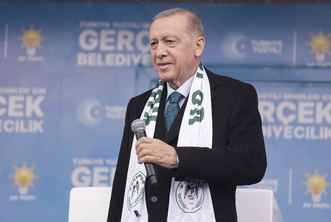 Cumhurbaşkanı Erdoğan Konya'da! İşte dev mitingden kareler 8