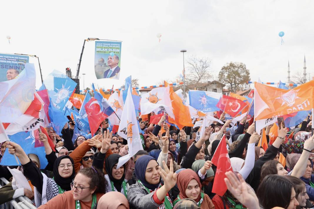 Cumhurbaşkanı Erdoğan Konya'da! İşte dev mitingden kareler 9