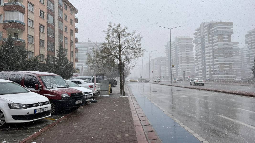 Konyalılar 4 güne dikkat! Yağmur, kar ve soğuk geliyor 15