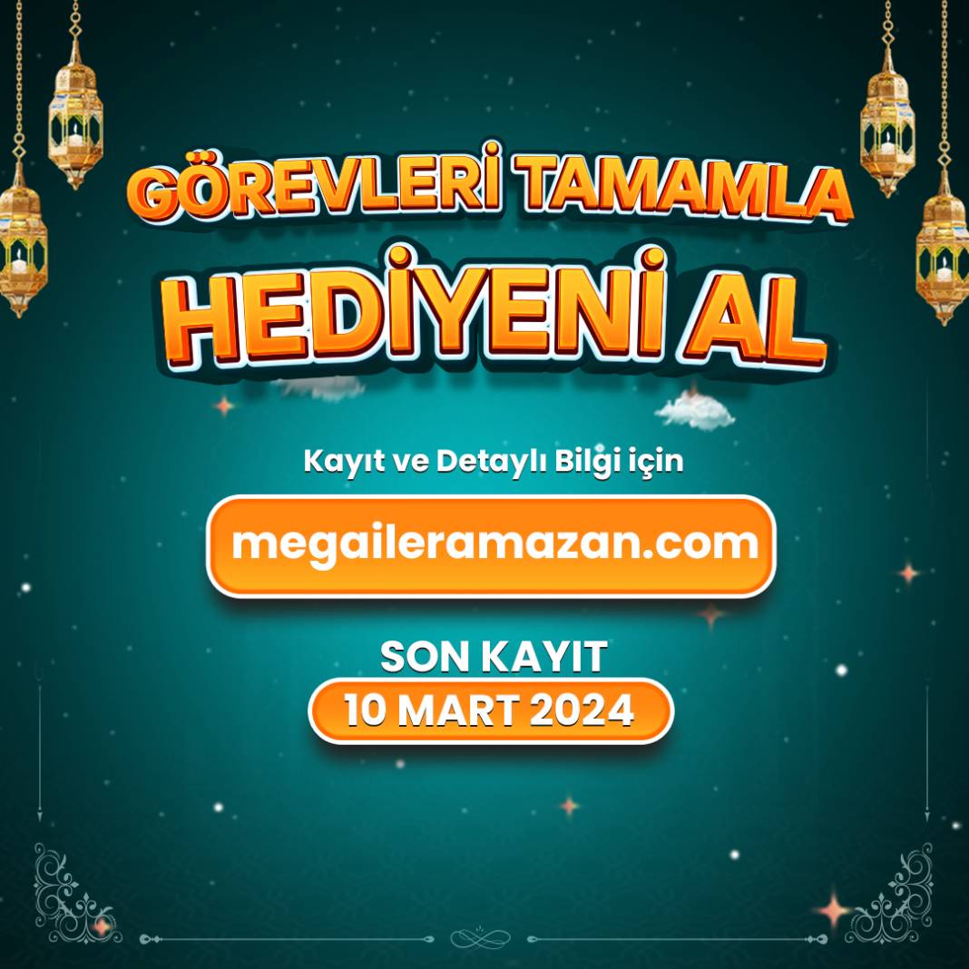 2024 Meram Belediyesi Ramazan hediyesi çekiliş sonucu 2