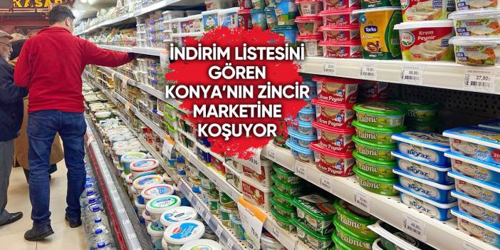 Konya'nın zincir marketi Çelikkayalar AVM'de indirim günleri başladı