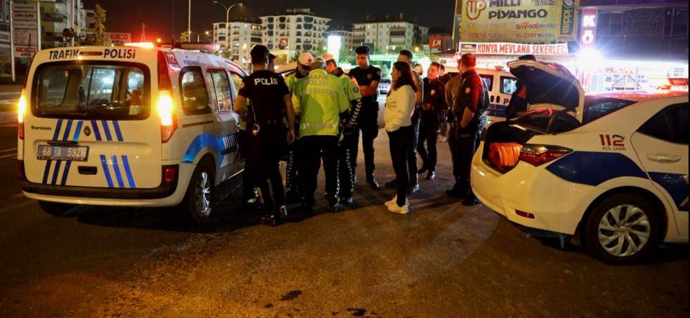 Konya yolunda polisin alkollü kadın sürücüyle imtihanı: 44. seferde başardı 2