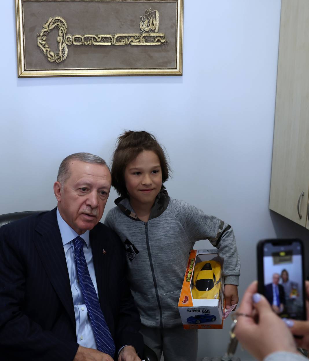 Akaryakıt almak için gelenler karşılarında Cumhurbaşkanı Erdoğan’ı gördü 16