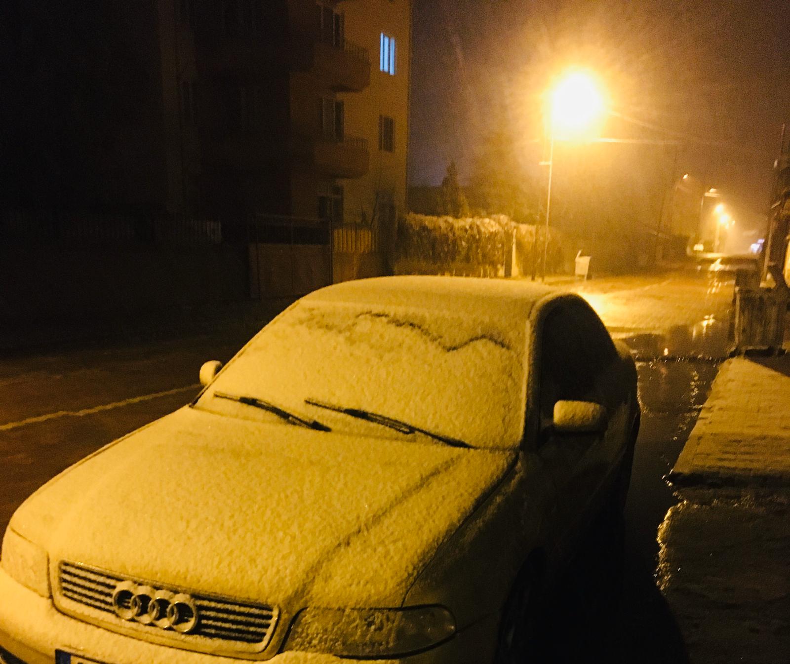 Konya'da bazı bölgelere mevsimin ilk karı yağdı 11