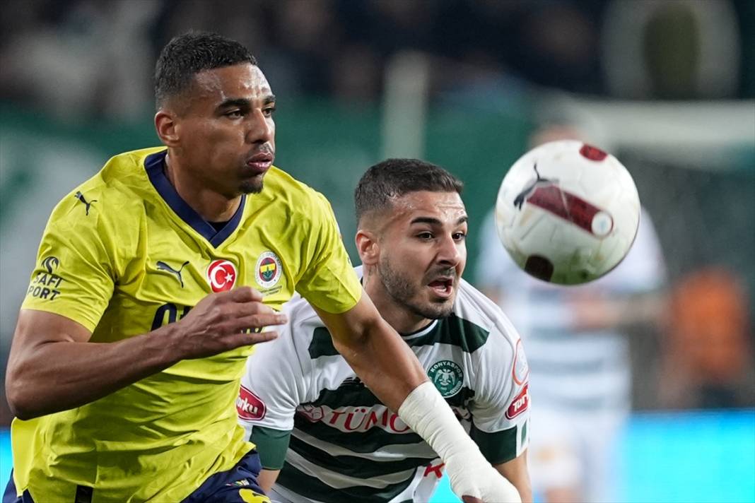 Konyaspor’un altın puanı kaptığı Fenerbahçe maçından kareler 65