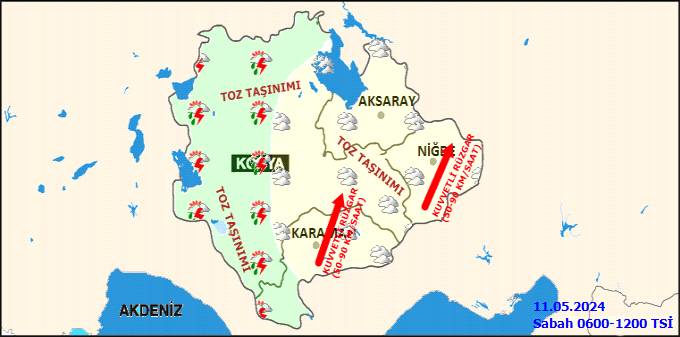 Konya’ya kış geri geliyor: Uyarının kodu yine sarı! 11