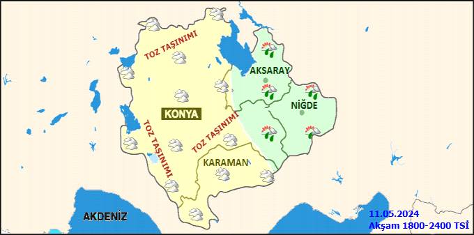 Konya’ya kış geri geliyor: Uyarının kodu yine sarı! 13