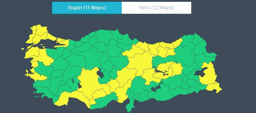 Konya’ya kış geri geliyor: Uyarının kodu yine sarı! 7