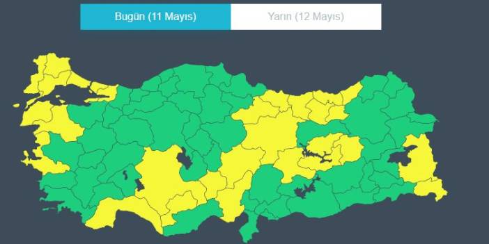 Konya’ya kış geri geliyor: Uyarının kodu yine sarı!