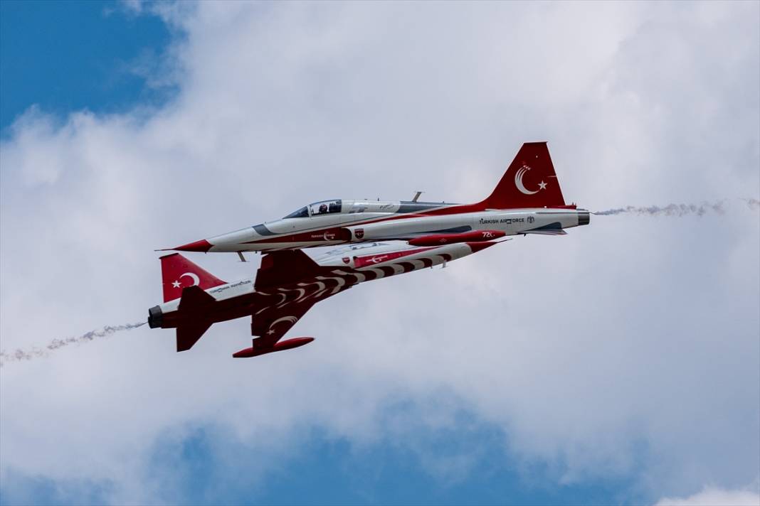 Konya’daki Anadolu Ankası tatbikatında Türk Yıldızları rüzgarı 9