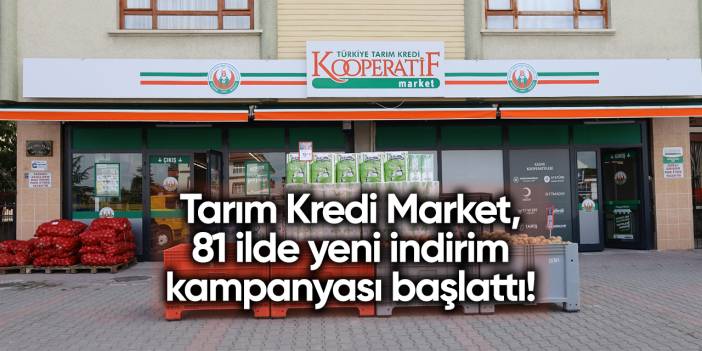 Tarım Kredi Market onlarca üründeki büyük indirimlerini duyurdu