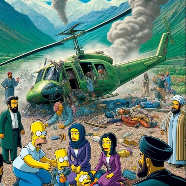 Herkes bunu konuşuyor! Simpsonlar İran’daki helikopter kazasını bildi mi? 3