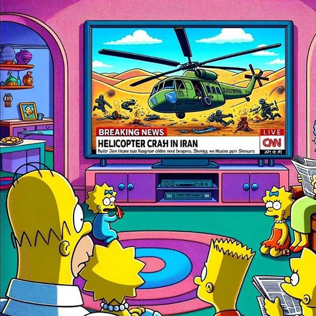 Herkes bunu konuşuyor! Simpsonlar İran’daki helikopter kazasını bildi mi? 4