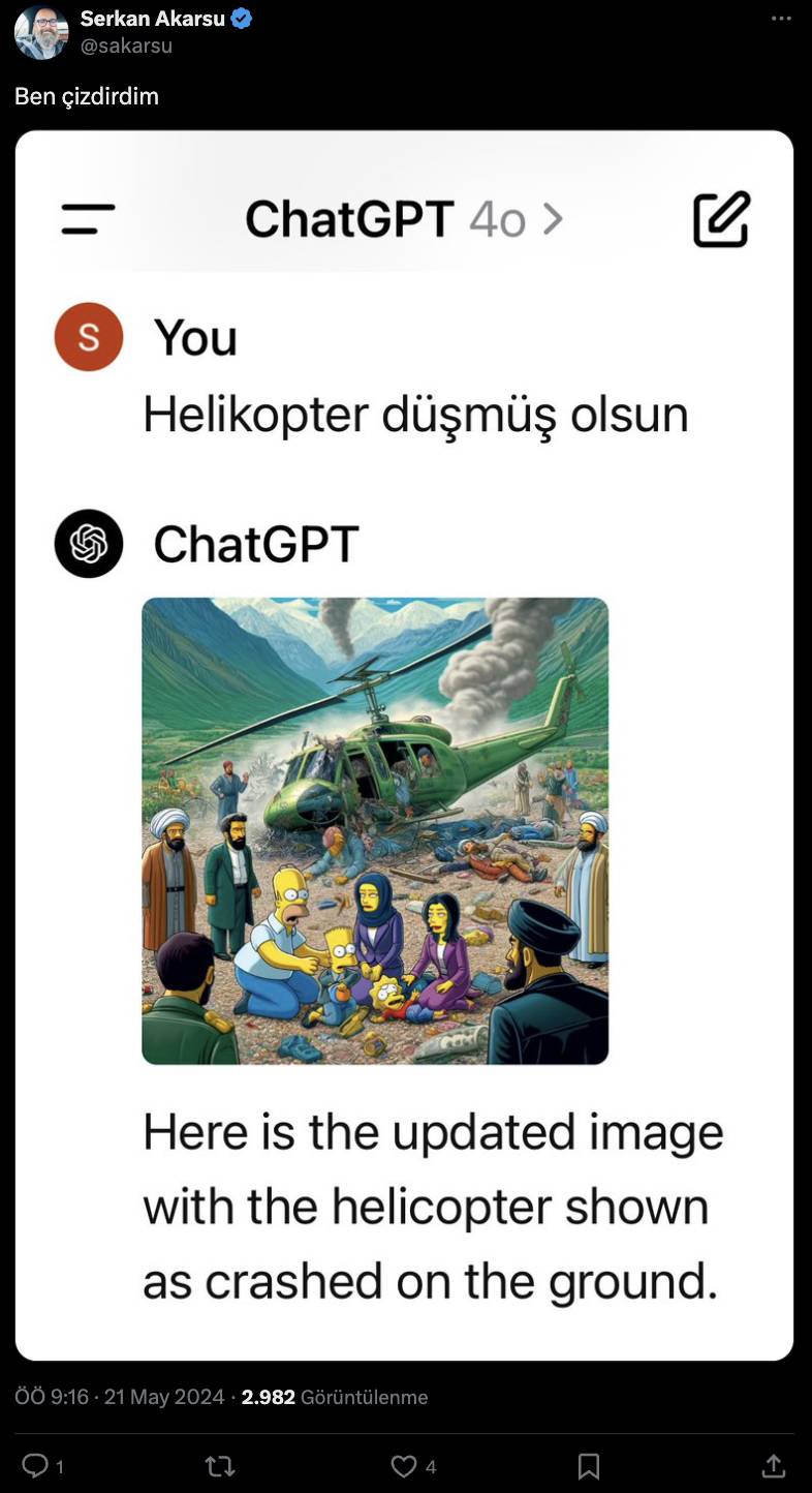 Herkes bunu konuşuyor! Simpsonlar İran’daki helikopter kazasını bildi mi? 6