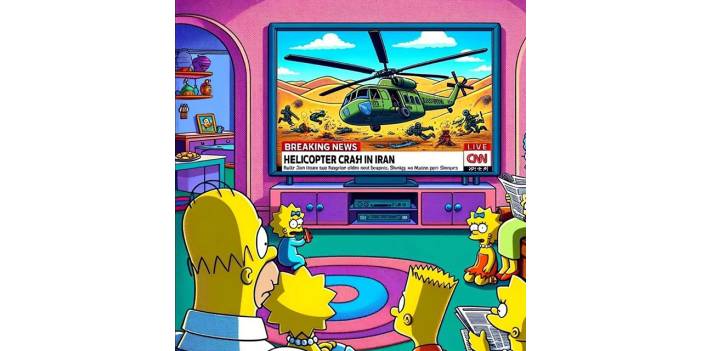 Herkes bunu konuşuyor! Simpsonlar İran’daki helikopter kazasını bildi mi?