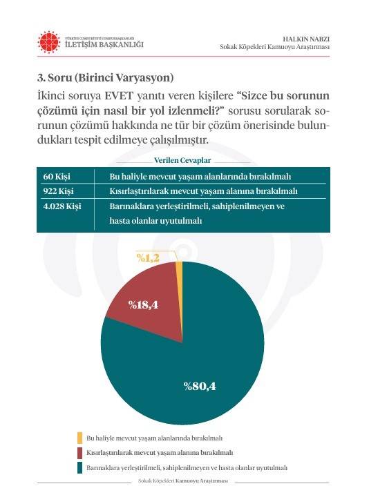 İletişim Başkanlığı vatandaşa sordu: Sokak köpekleri ülke için sorun mu? 22