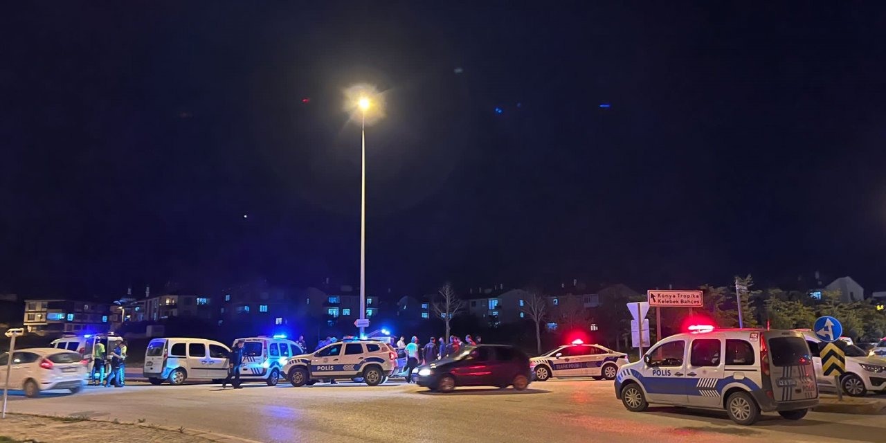 Konya’da hareketli dakikalar! O kaçtı polis kovaladı