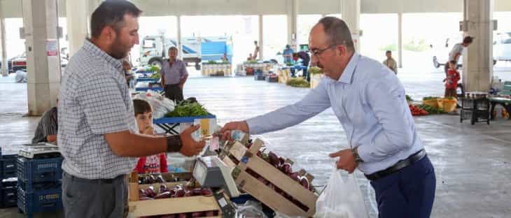 Konya'nın 'yerli ürün pazarı'na halkı davet etti