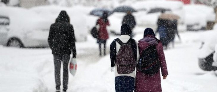 Karaman’ın 3 ilçesinde okullara kar tatili