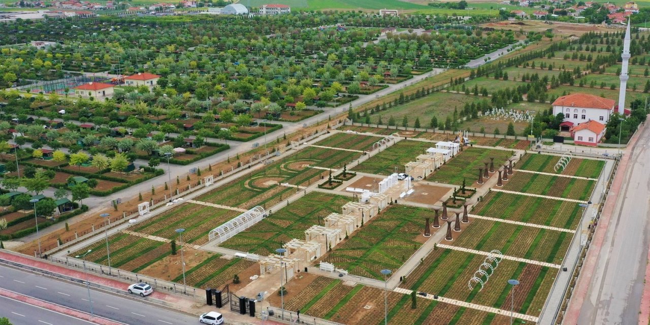 Konya’ya farklı bir güzellik katacak bahçe açılışa hazırlanıyor