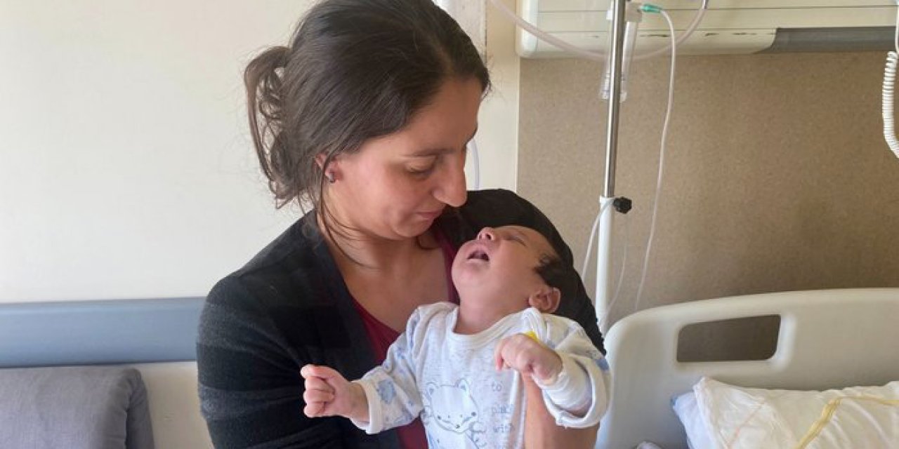 Konya’da kalp rahatsızlığı olan 25 günlük bebek, ameliyatla sağlığına kavuştu