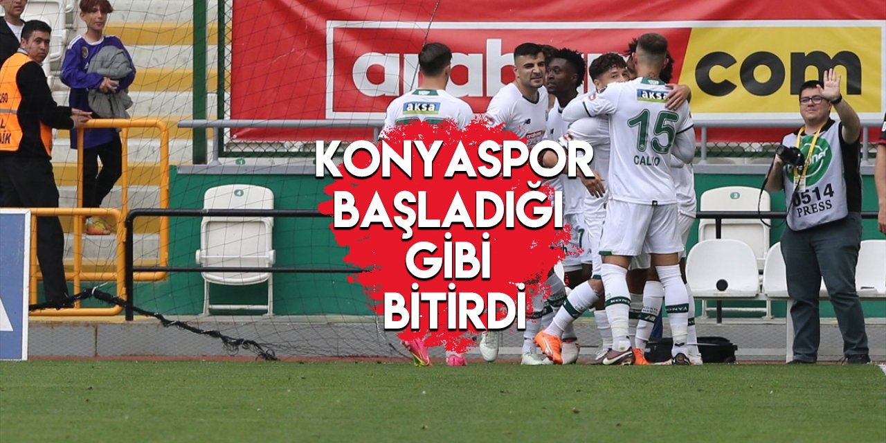 Konyaspor bu alanda zirvede!