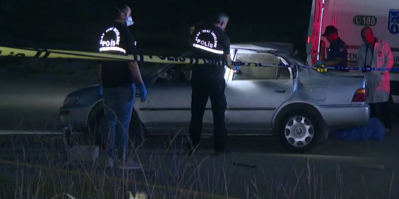 Devrilen otomobilin sürücüsü öldü