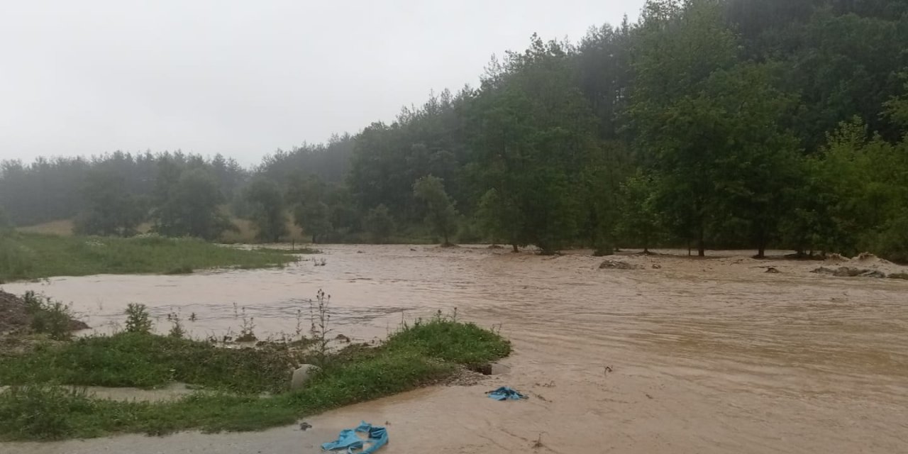 Kahramanmaraş'ta sağanak yağmur sele neden oldu
