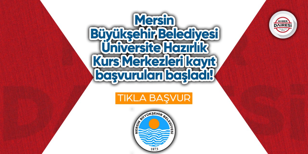 Mersin Büyükşehir Belediyesi YKS kursları kayıt başvurusu 2023